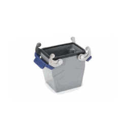 Capot câble à câble 32A, Aluminium moulé sous pression, IP67, Sortie verticale, PG29